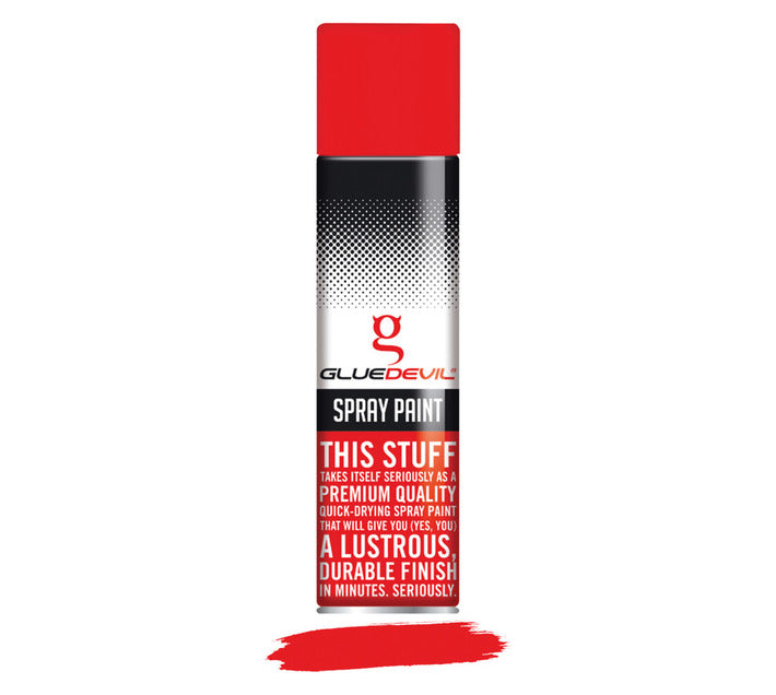 Glue Devil Spray Paint Fire Engine Red 300 ml