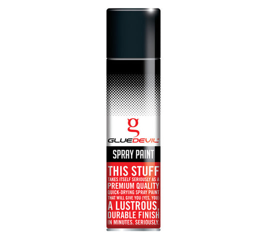 Glue Devil Spray Paint Bumper Black 300 ml