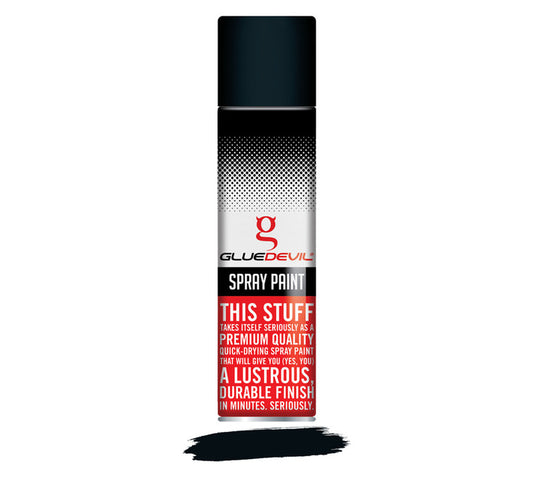 Glue Devil Spray Paint Matt Black 300 ml