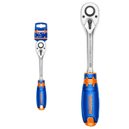 WADFOW "RATCHET WRENCH Cr-V/CrMo 1/4" 45T 158MM"