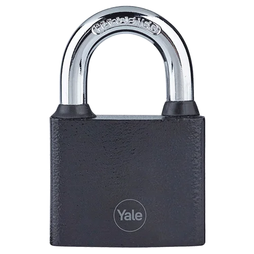 YALE 50MM IRON PADLOCK BLACK