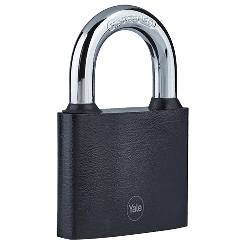 YALE 60MM IRON PADLOCK BLACK