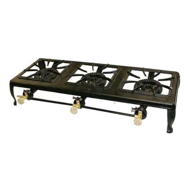 TOTAI CA9 THREE BURNER CAST IRON BOILING TABLE