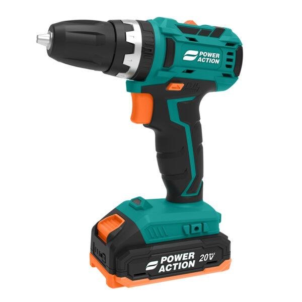 POWER ACTION CORDLESS IMPACT DRILL 20V KIT