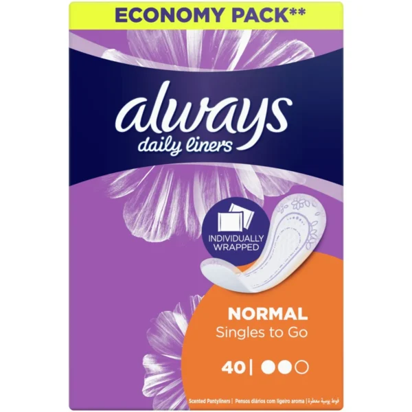 Always Maxi Pantyliner Fold & Wrapped (40's)