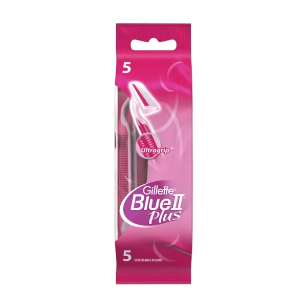 Gillette Blue II Plus Women Disposable Razors (5's)