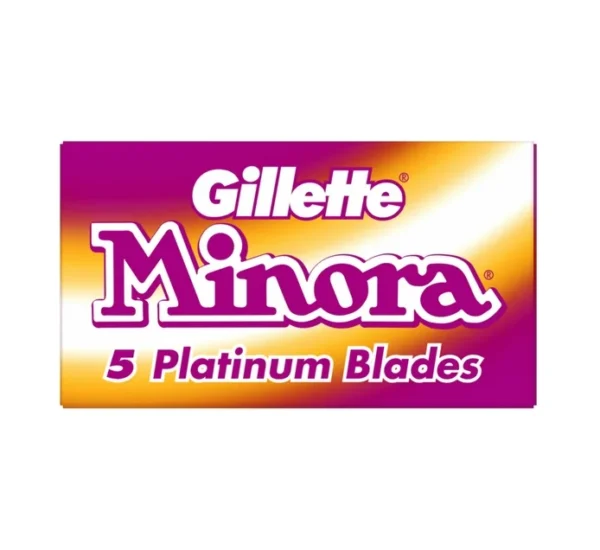 Gillette Minora Razor Blades Double Edge Platinum (1 x 5's)
