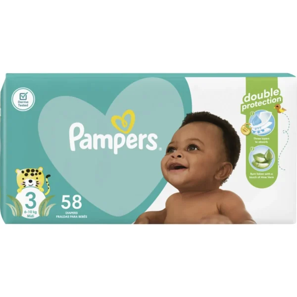 Pampers Active Baby Size 3 Value Pack (58's)