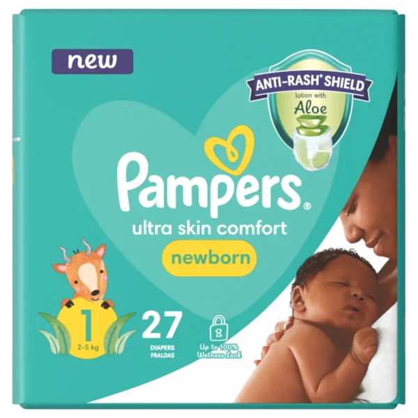 Pampers Active Baby Size 1 Carry Pack (27's)