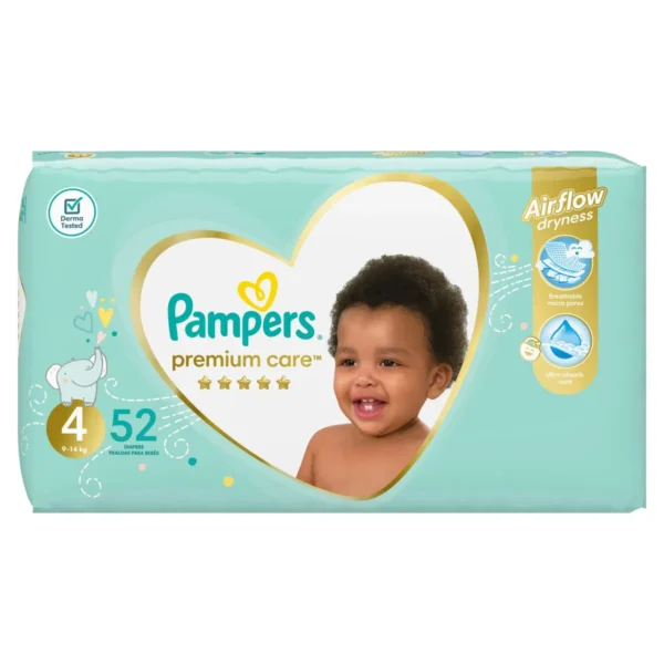 Pampers Premium Care Size 4 Value Pack (52's)