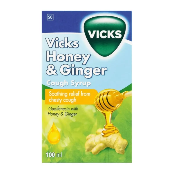 Vicks Cough Syrup Honey & Ginger – 100ml